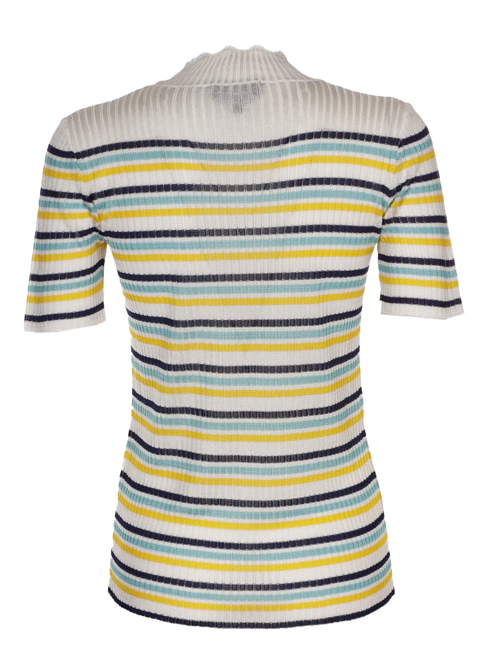 A.P.C. Striped Short-Sleeved Knit Top