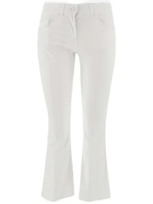 Apesi Low Waist Bootcut Cropped Jeans
