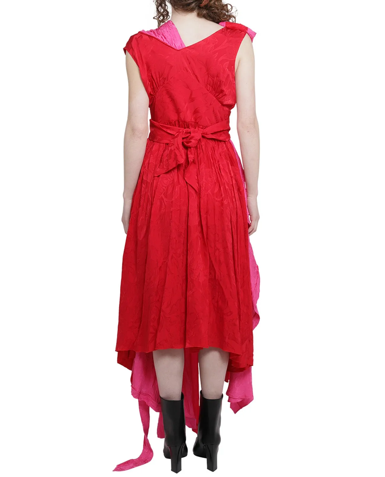 Balenciaga JacquardAsymmetric Midi Dress