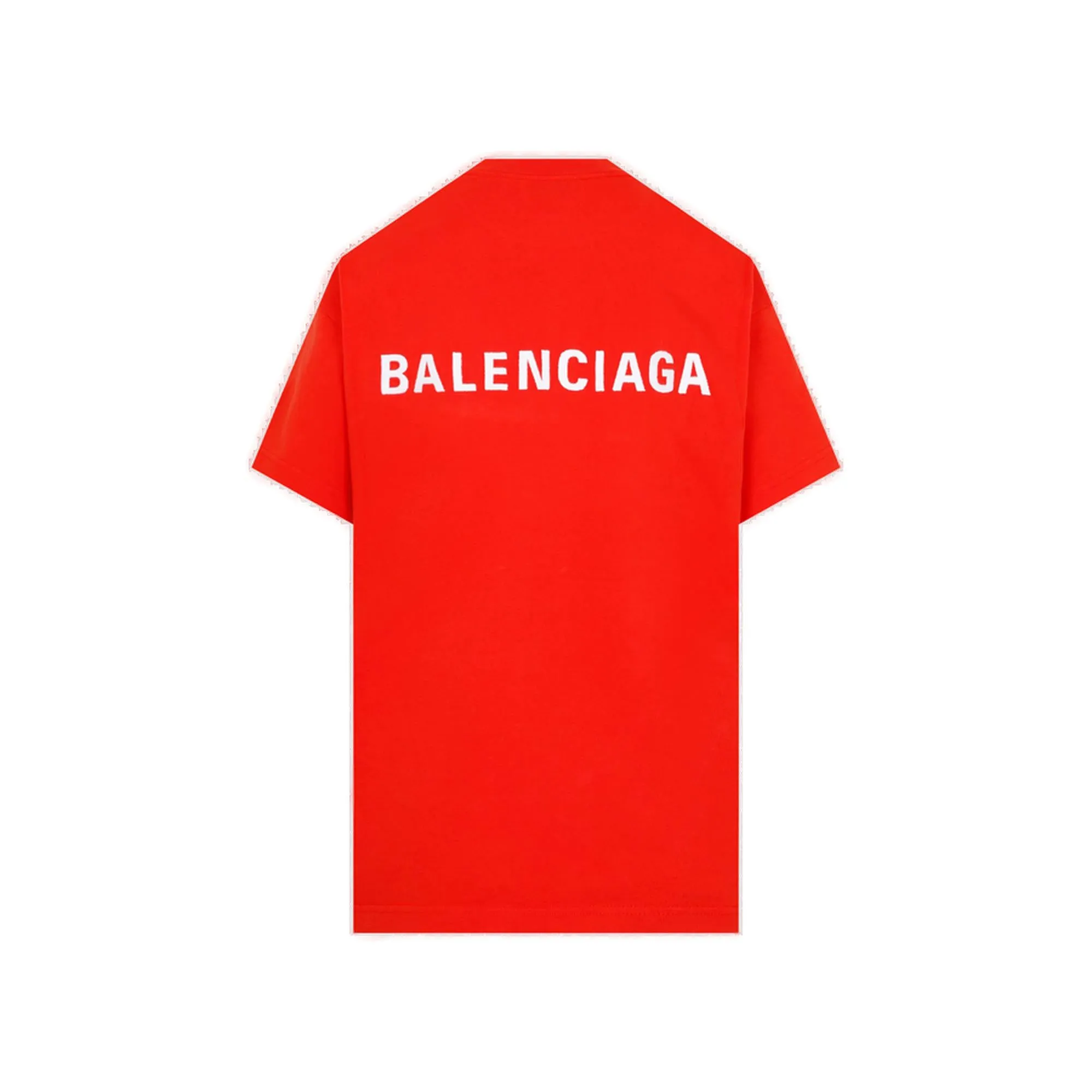Balenciaga Logo Embroidered Crewneck T-Shirt