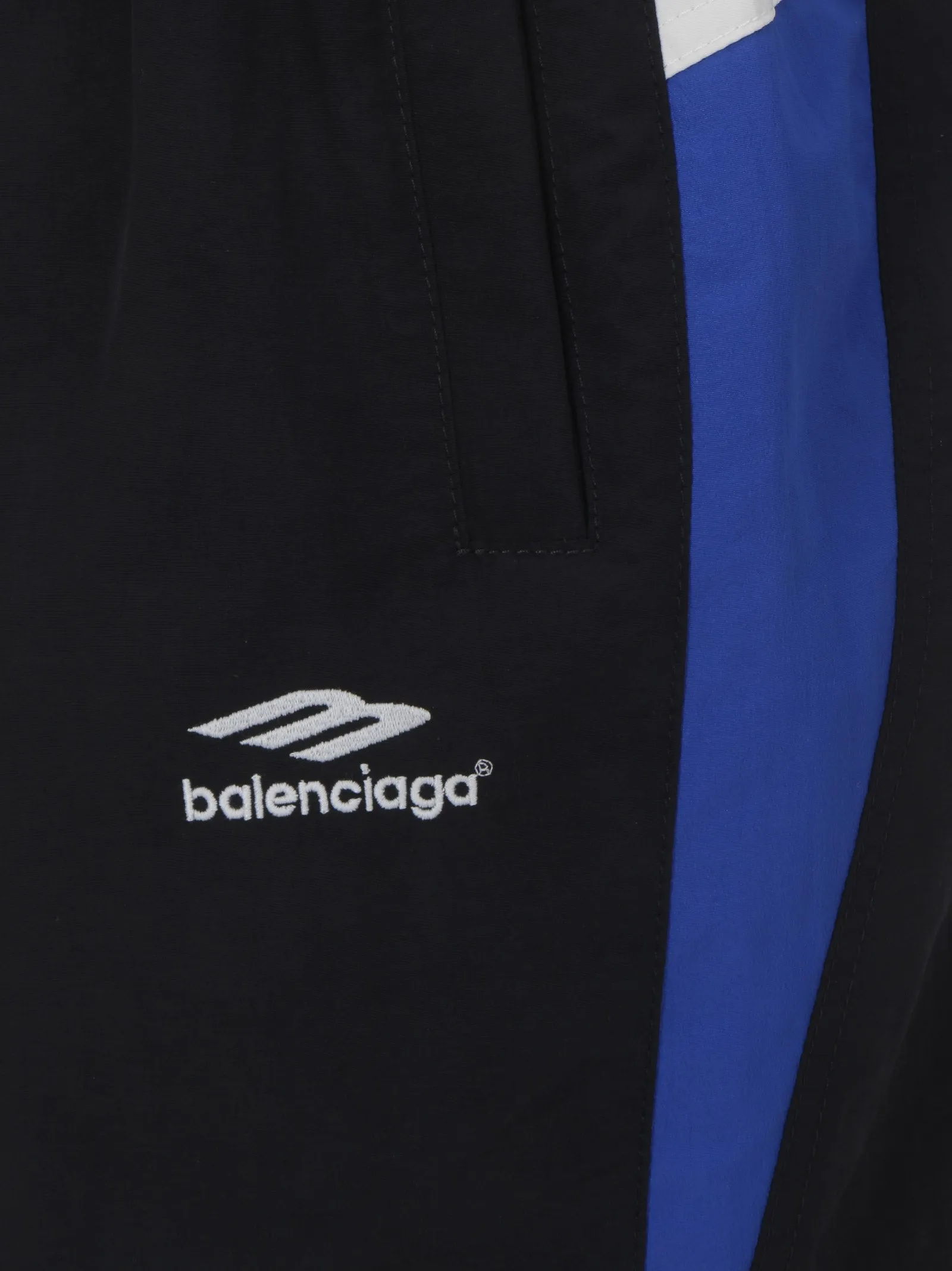 Balenciaga Logo Embroidered Elastic Waist Skirt