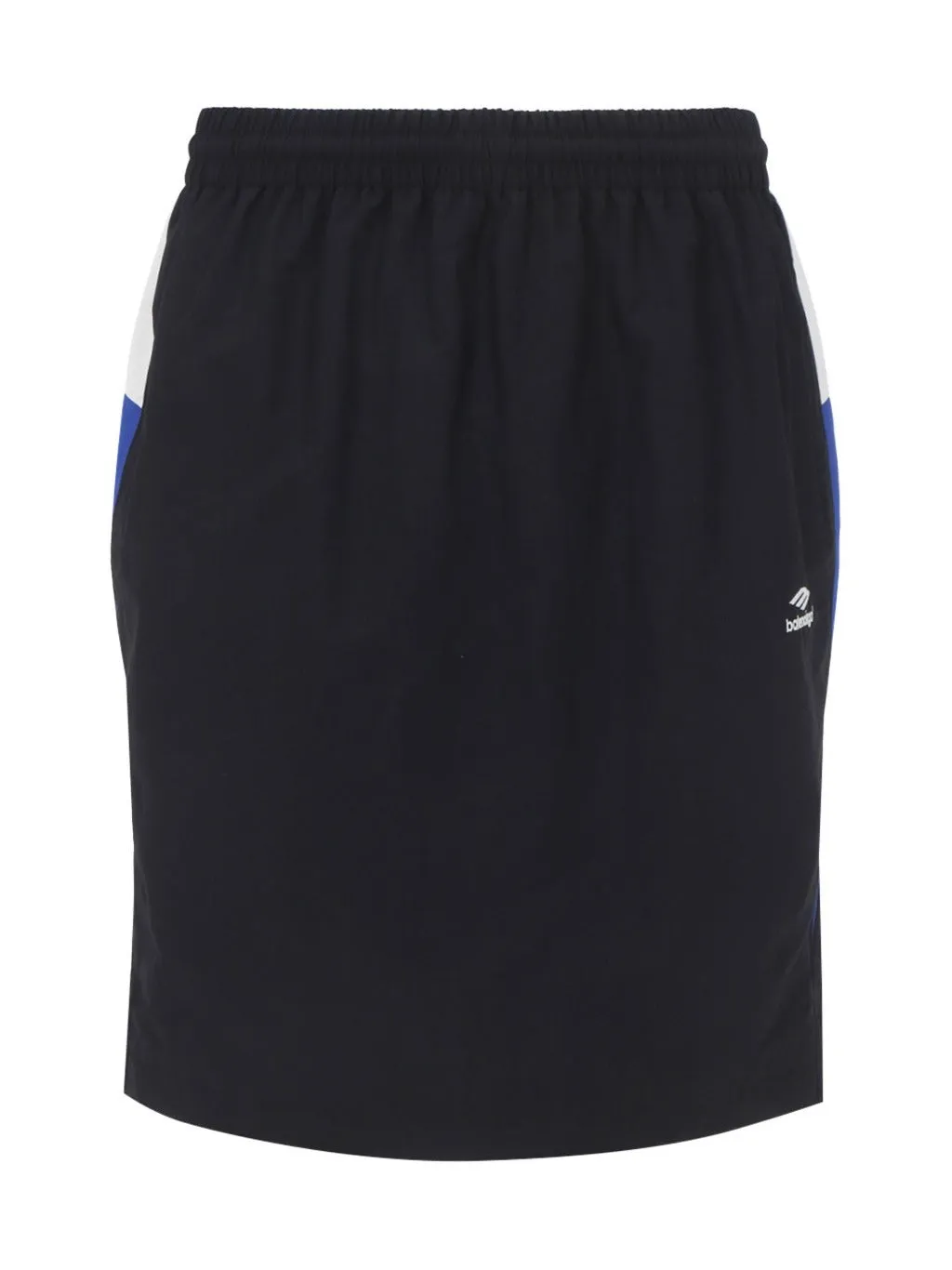 Balenciaga Logo Embroidered Elastic Waist Skirt