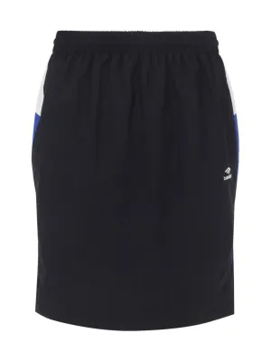 Balenciaga Logo Embroidered Elastic Waist Skirt