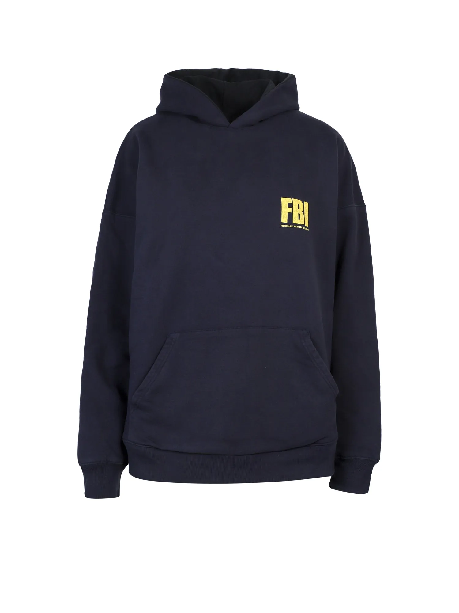 Balenciaga Printed Drawstring Hoodie