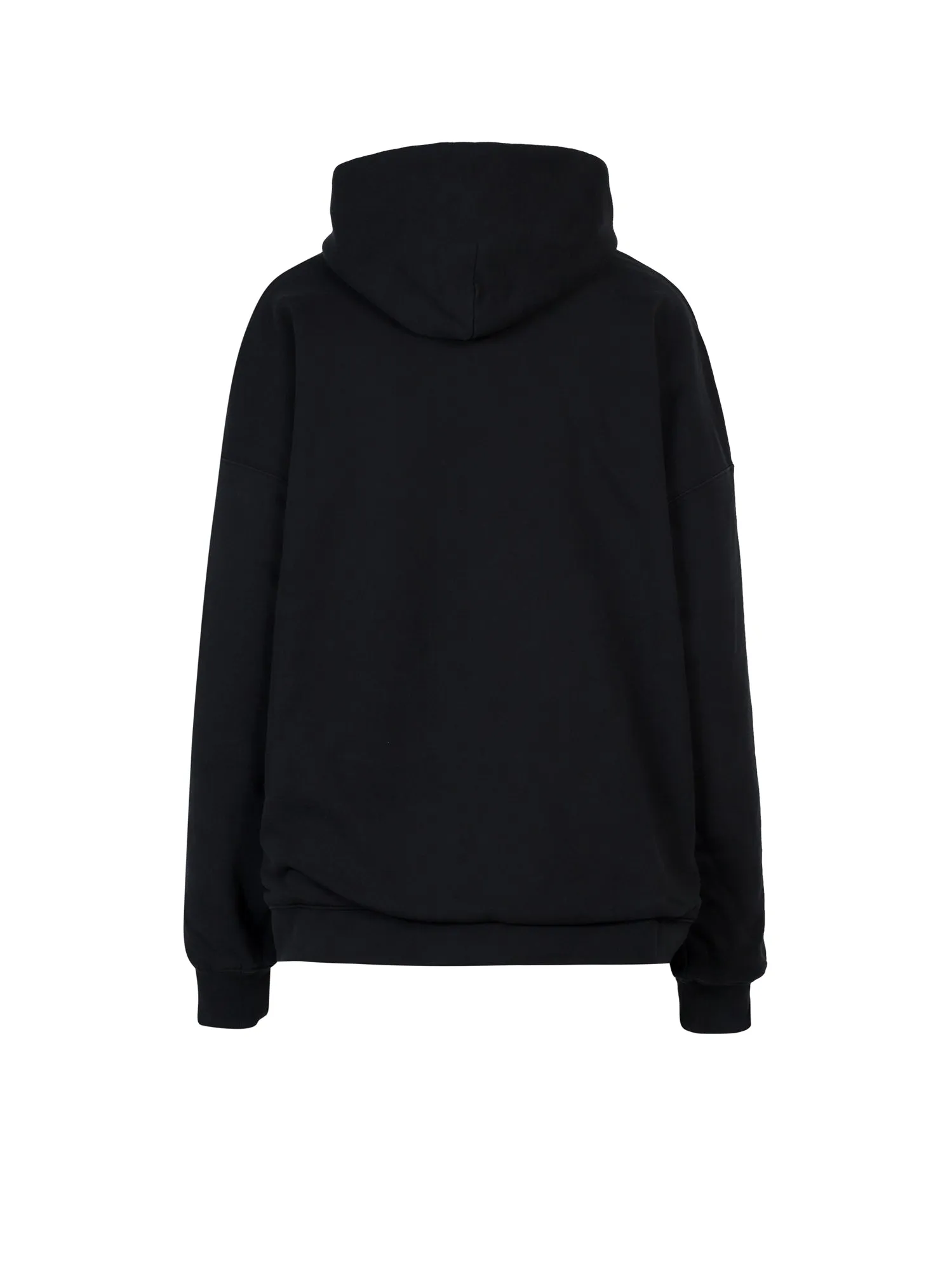 Balenciaga Printed Drawstring Hoodie