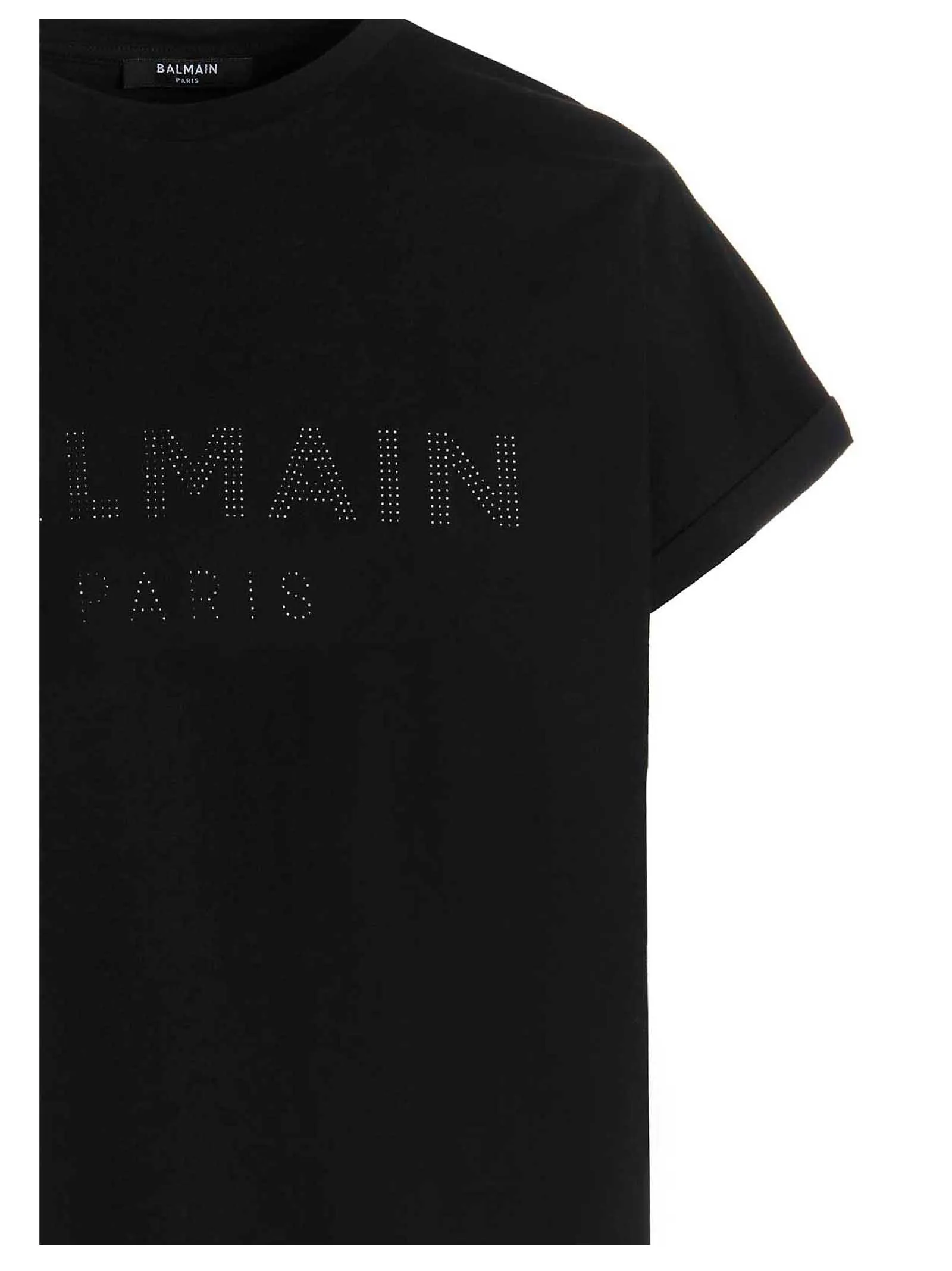 Balmain Logo Embellished Crewneck T-Shirt