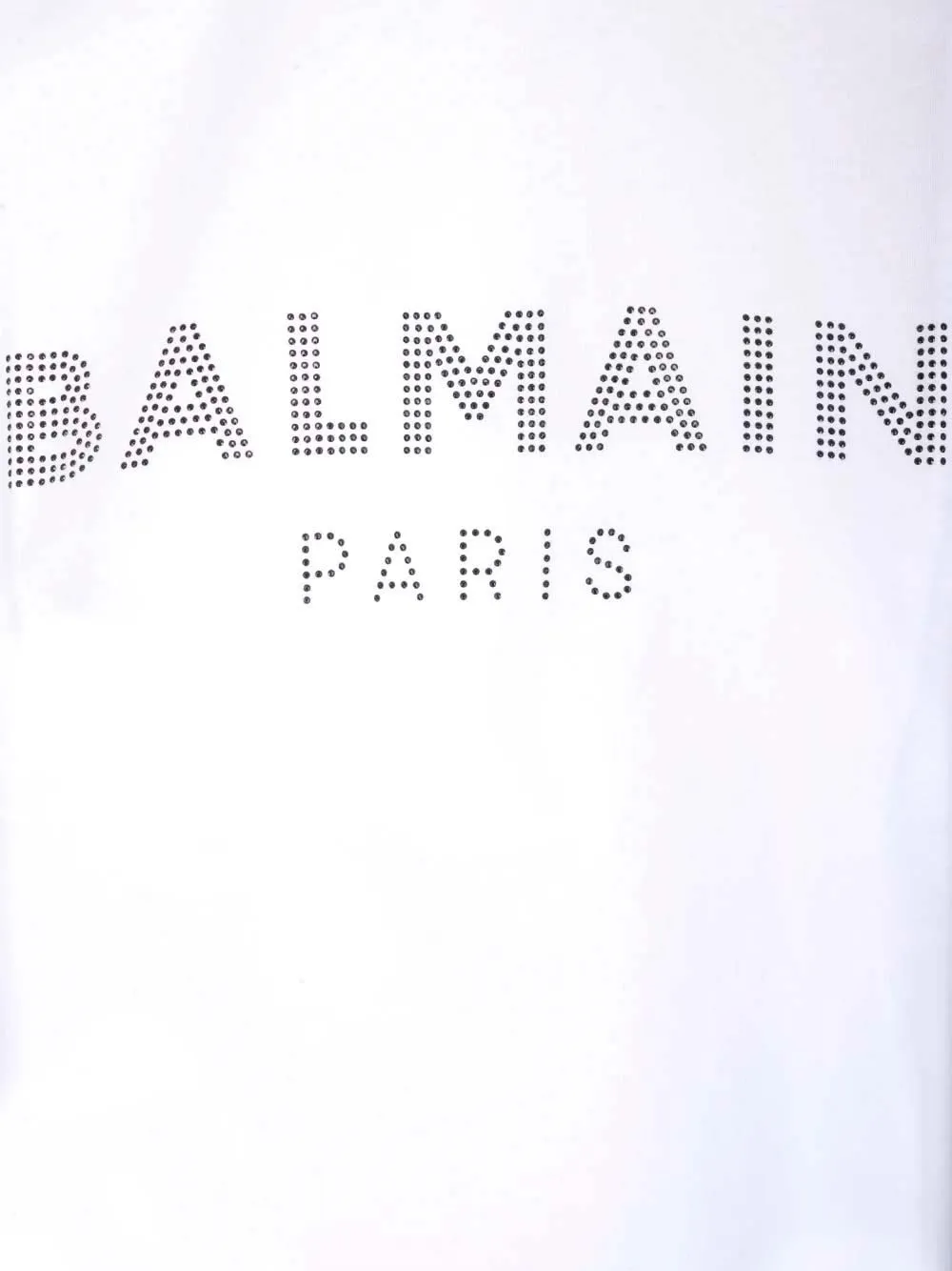 Balmain Logo Embellished Crewneck T-Shirt