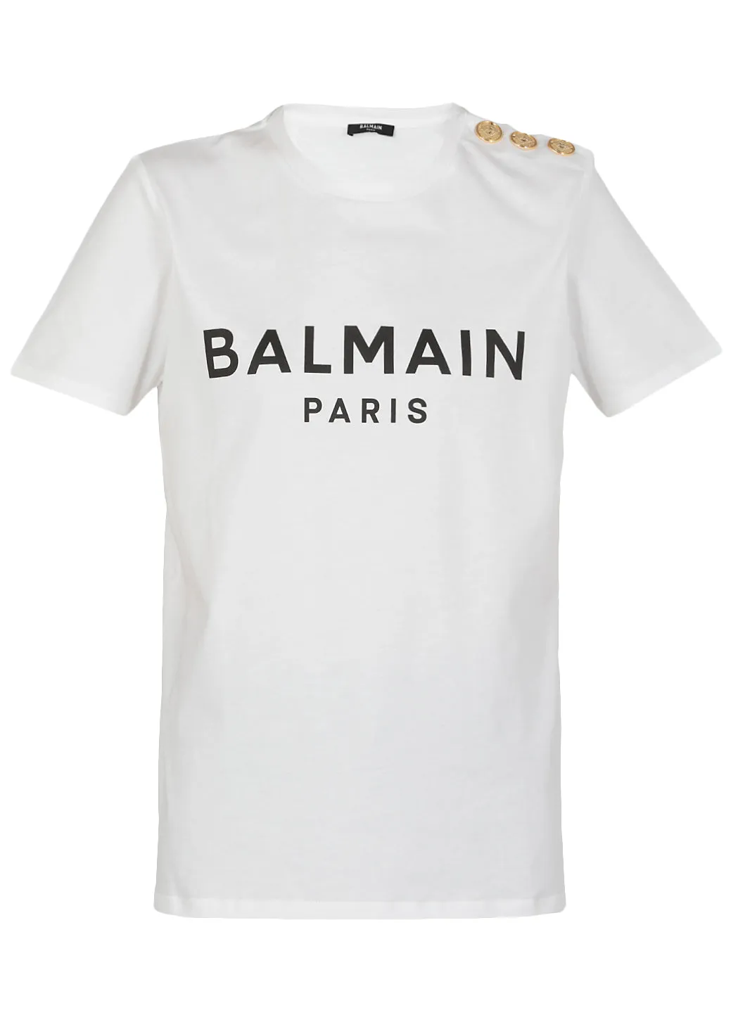 Balmain Logo Printed Crewneck T-Shirt