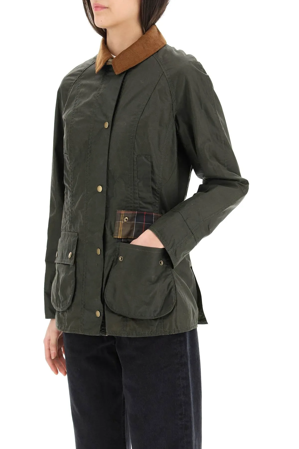 Barbour Buttoned Long-Sleeved Jacket