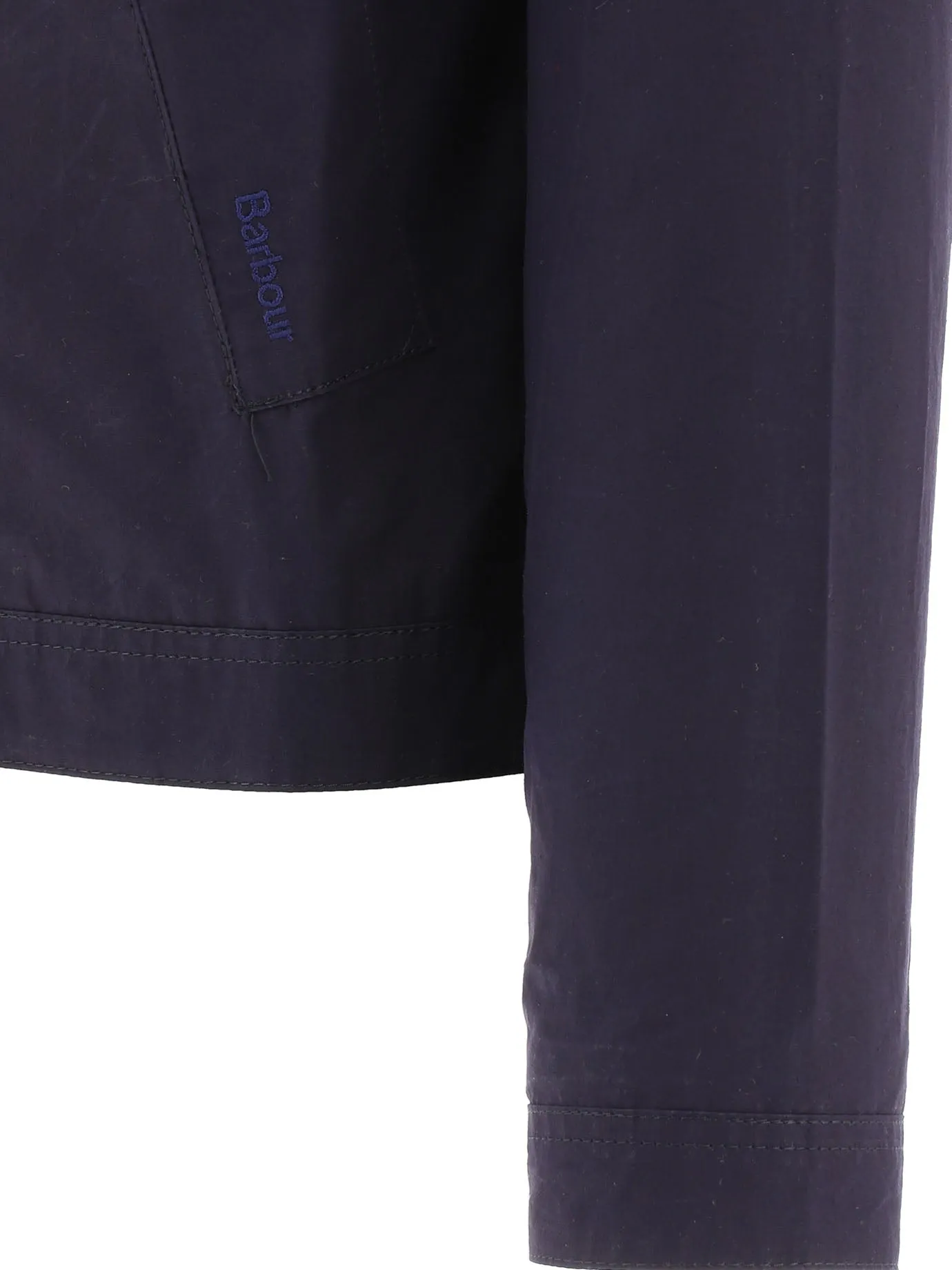 Barbour Logo Embroidered Zipped Jacket