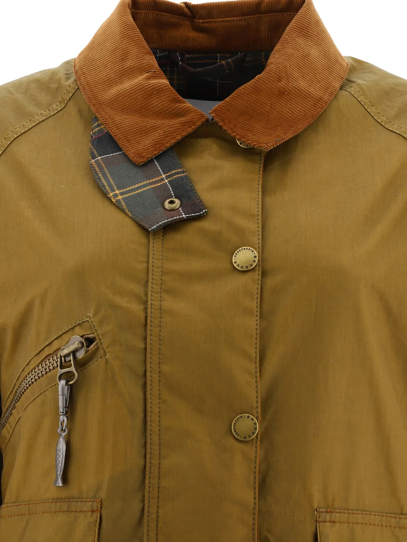 Barbour X Alexa Chung Zip-Up Long Sleeved Jacket