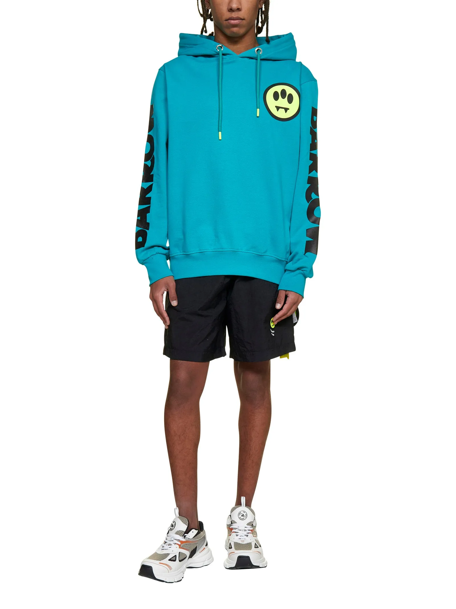 Barrow Logo Printed Drawstring Hoodie