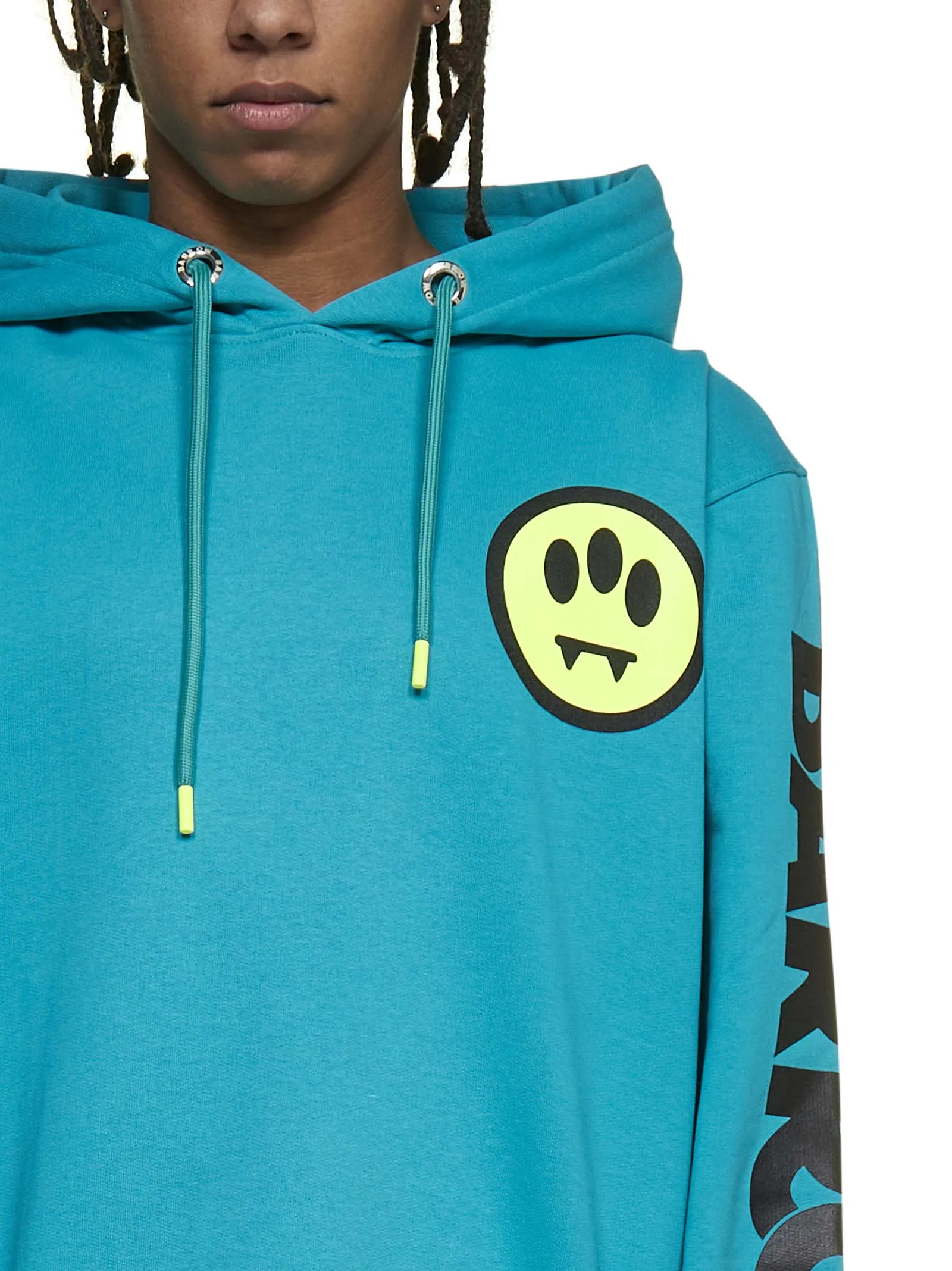 Barrow Logo Printed Drawstring Hoodie