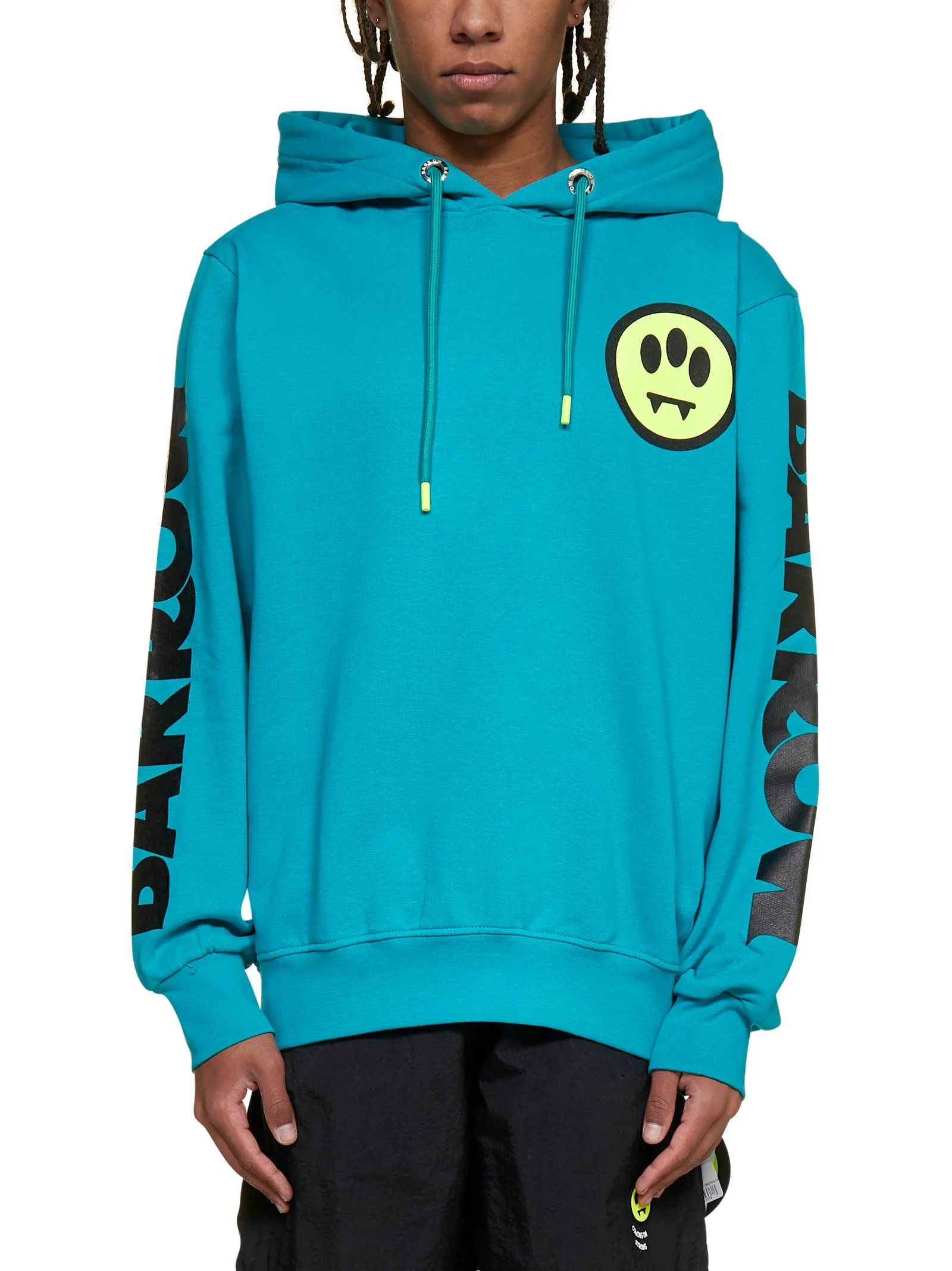 Barrow Logo Printed Drawstring Hoodie