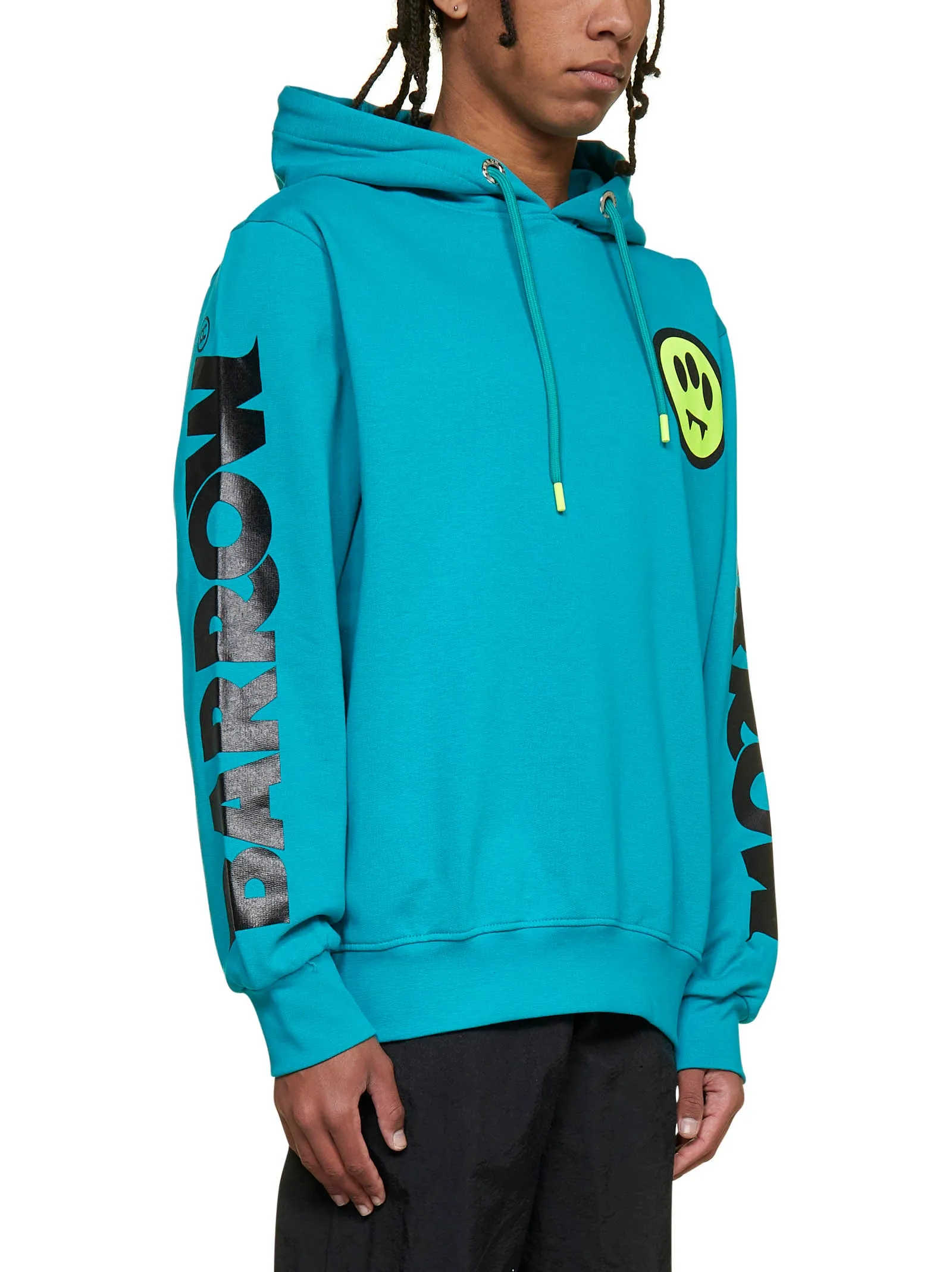 Barrow Logo Printed Drawstring Hoodie