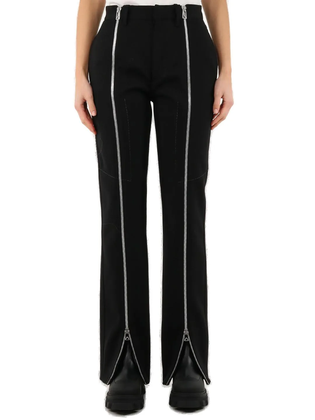 Bottega Veneta Bonded Stretch Cavalry Slim Trousers