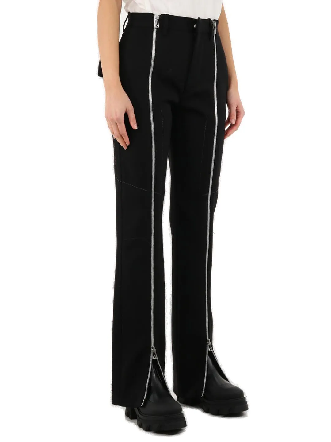 Bottega Veneta Bonded Stretch Cavalry Slim Trousers