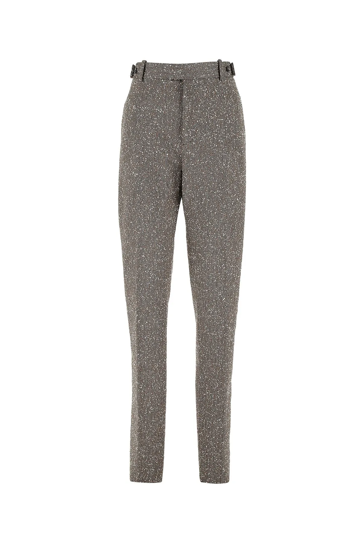 Bottega Veneta Herringbone Straight Trousers