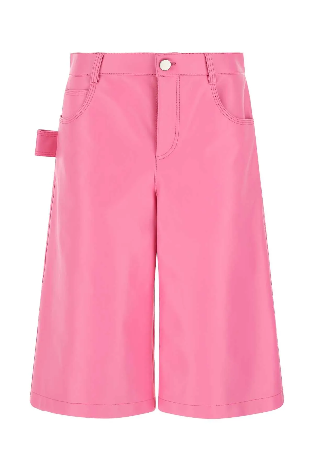 Bottega Veneta High-Rise Wide Leg Shorts