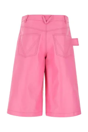 Bottega Veneta High-Rise Wide Leg Shorts