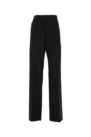 Bottega Veneta High Waist Straight Leg Tailored Pants