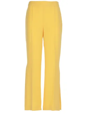 Boutique Moschino Side-Slit Flared Tailored Trousers