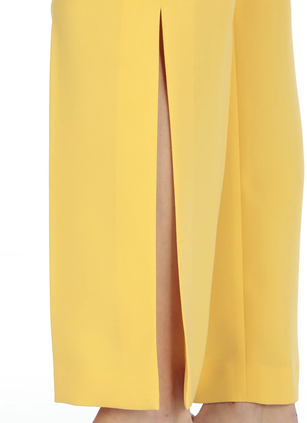 Boutique Moschino Side-Slit Flared Tailored Trousers