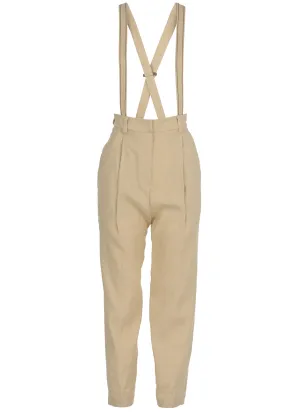 Brunello Cucinelli Mid-Rise Straight Leg Cropped Trousers