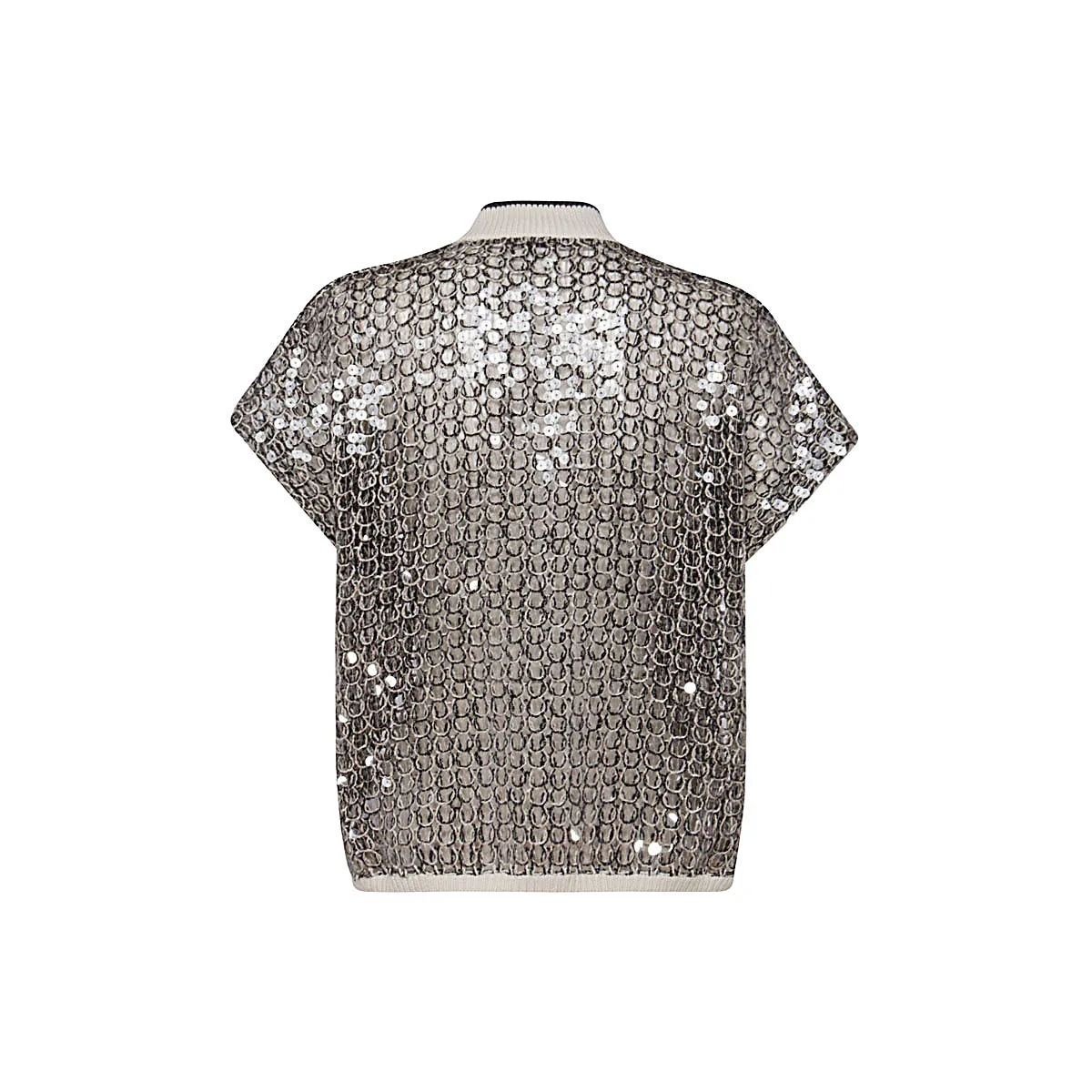 Brunello Cucinelli Sequin Embellished Knit Cardigan