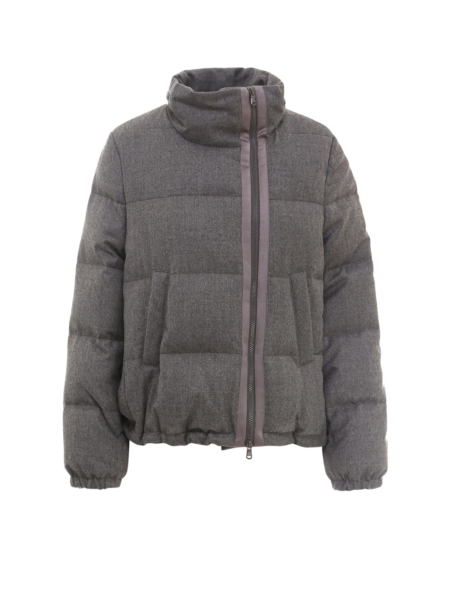 Brunello Cucinelli Zip-Up Padded Down Jacket