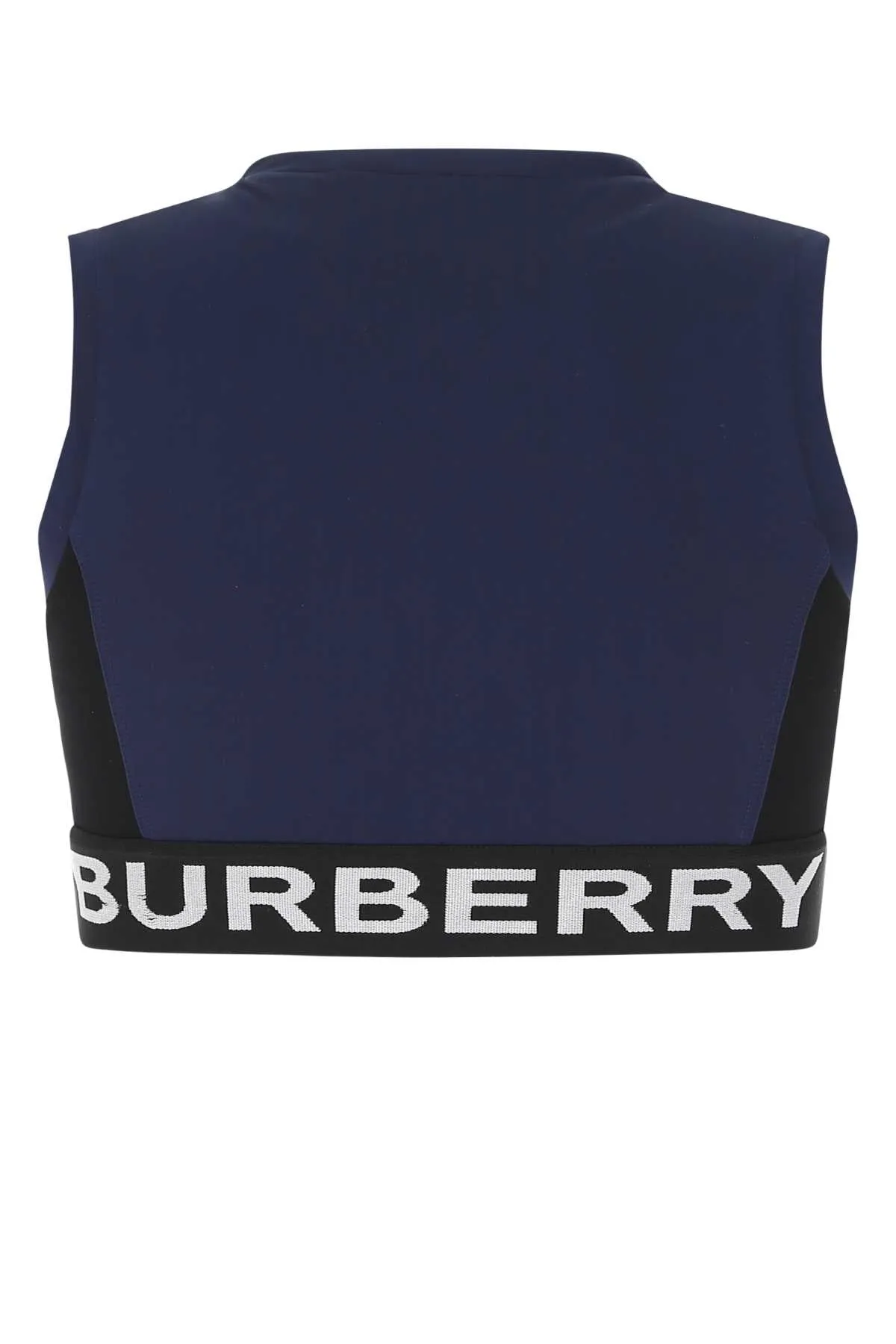 Burberry TB Monogram Print Crewneck Cropped Top