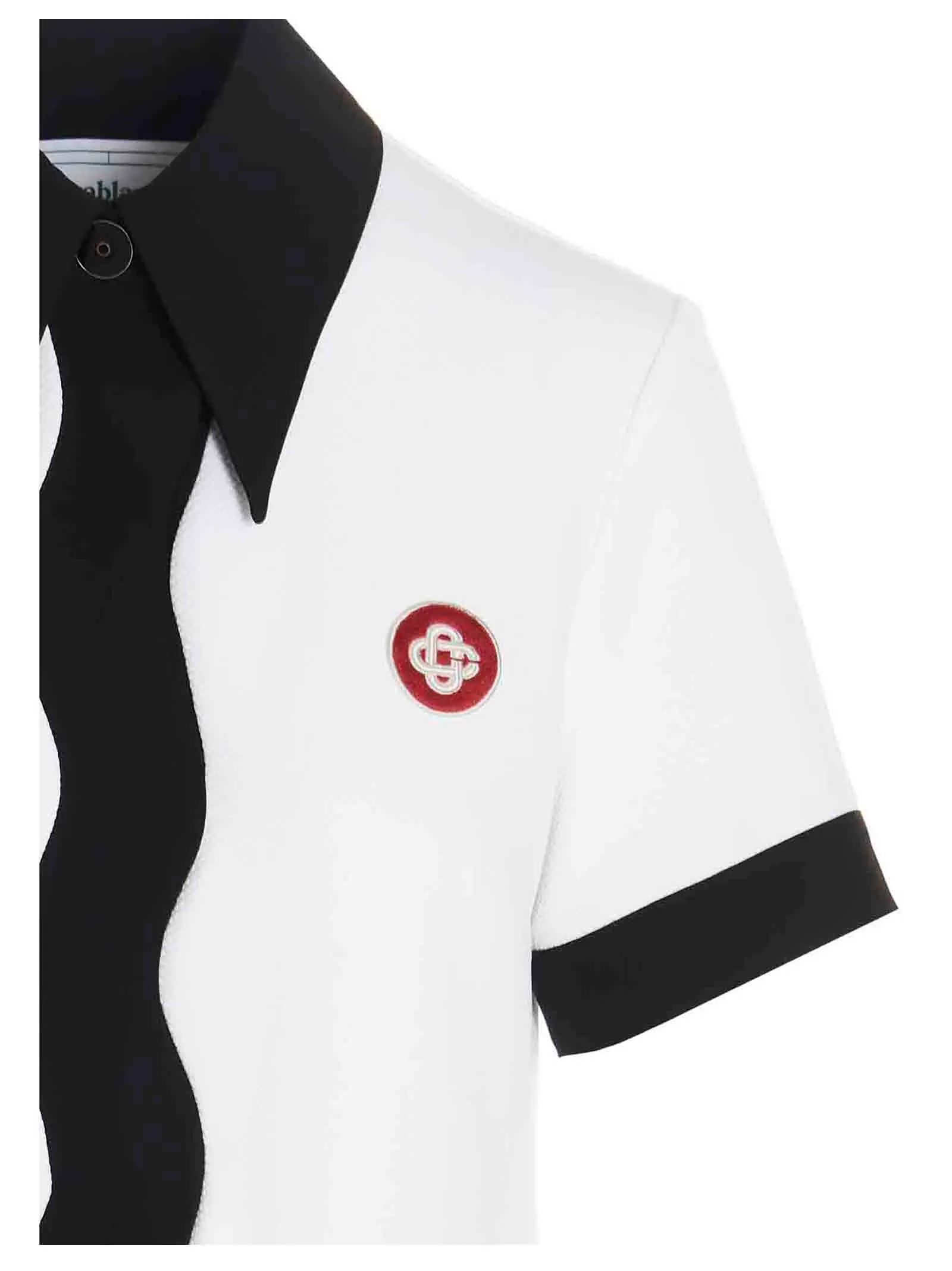 Casablanca Logo Patch Polo Dress
