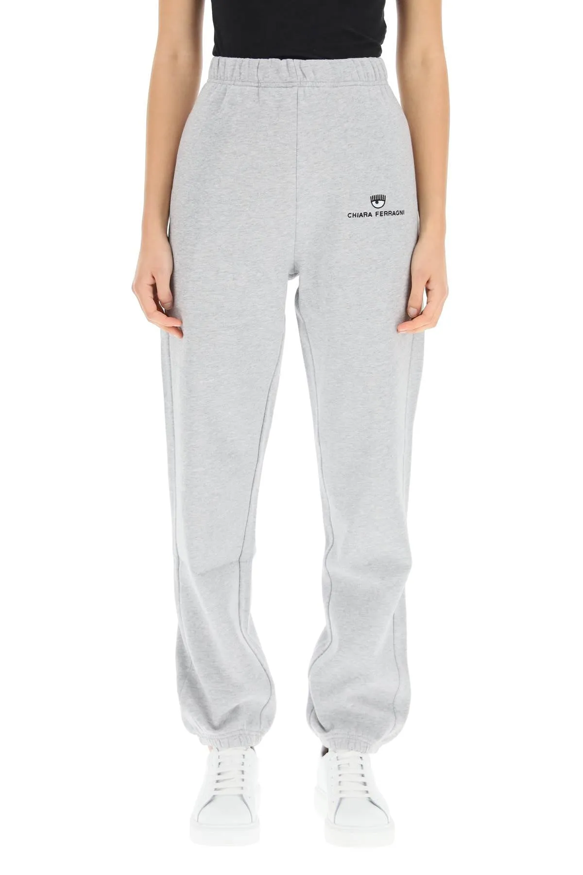 Chiara Ferragni Embroidered Logo Joggers