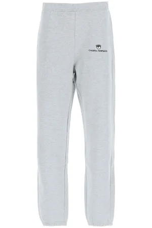 Chiara Ferragni Embroidered Logo Joggers