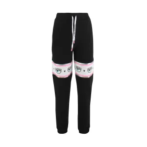 Chiara Ferragni Eyelike Panelled Drawstring Track Pants