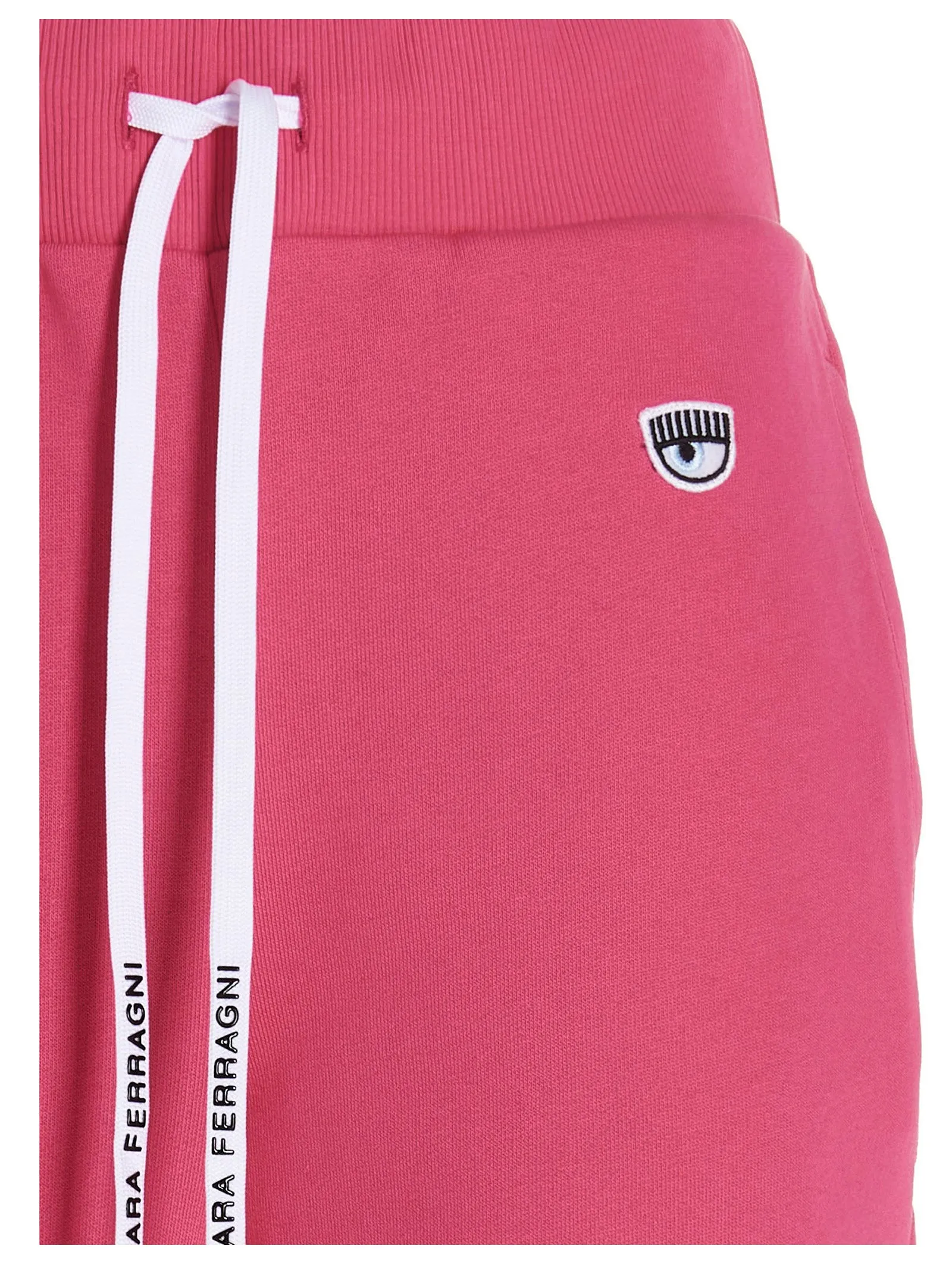 Chiara Ferragni Eyelike Patch Drawstring Track Pants