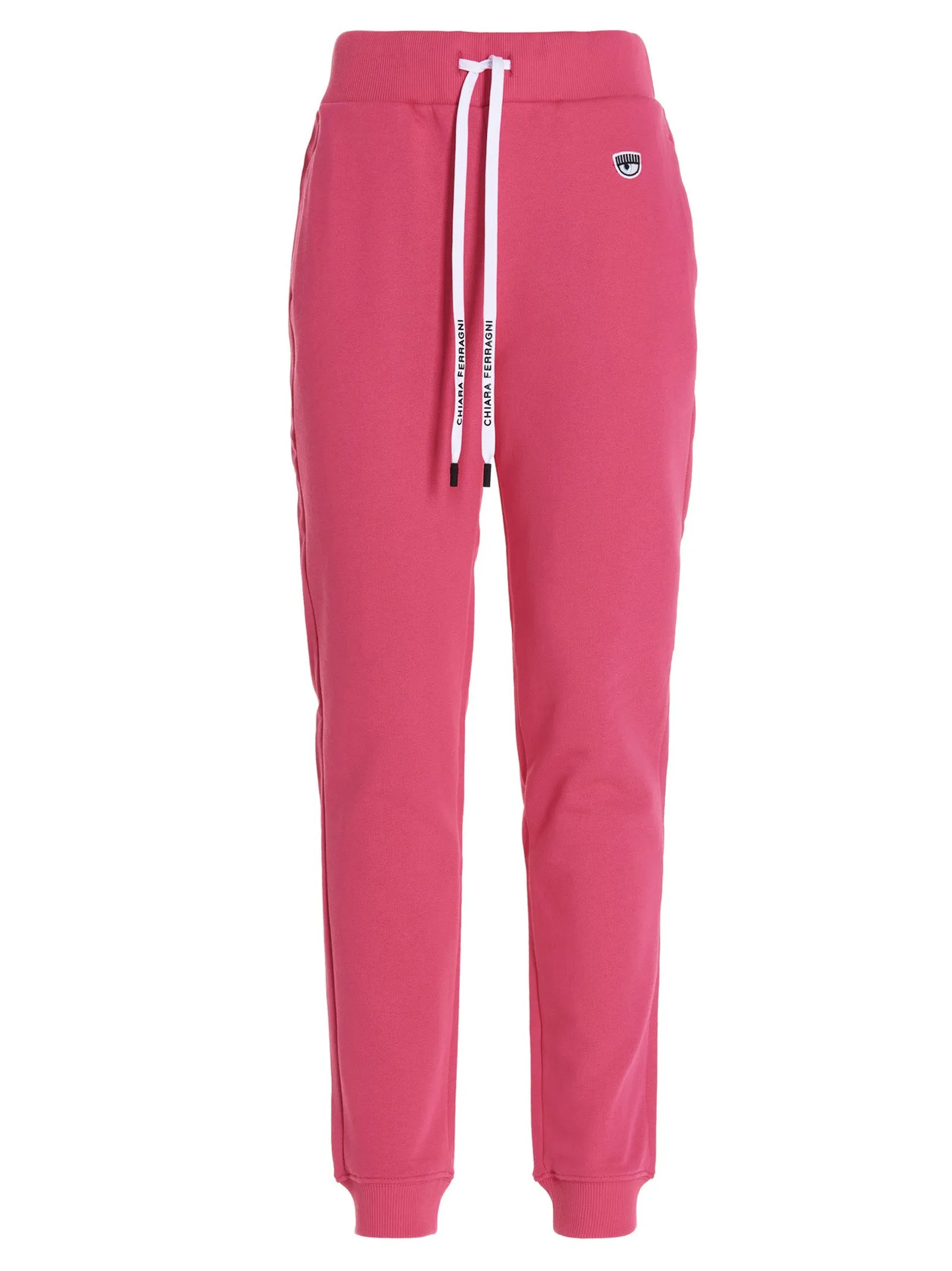Chiara Ferragni Eyelike Patch Drawstring Track Pants