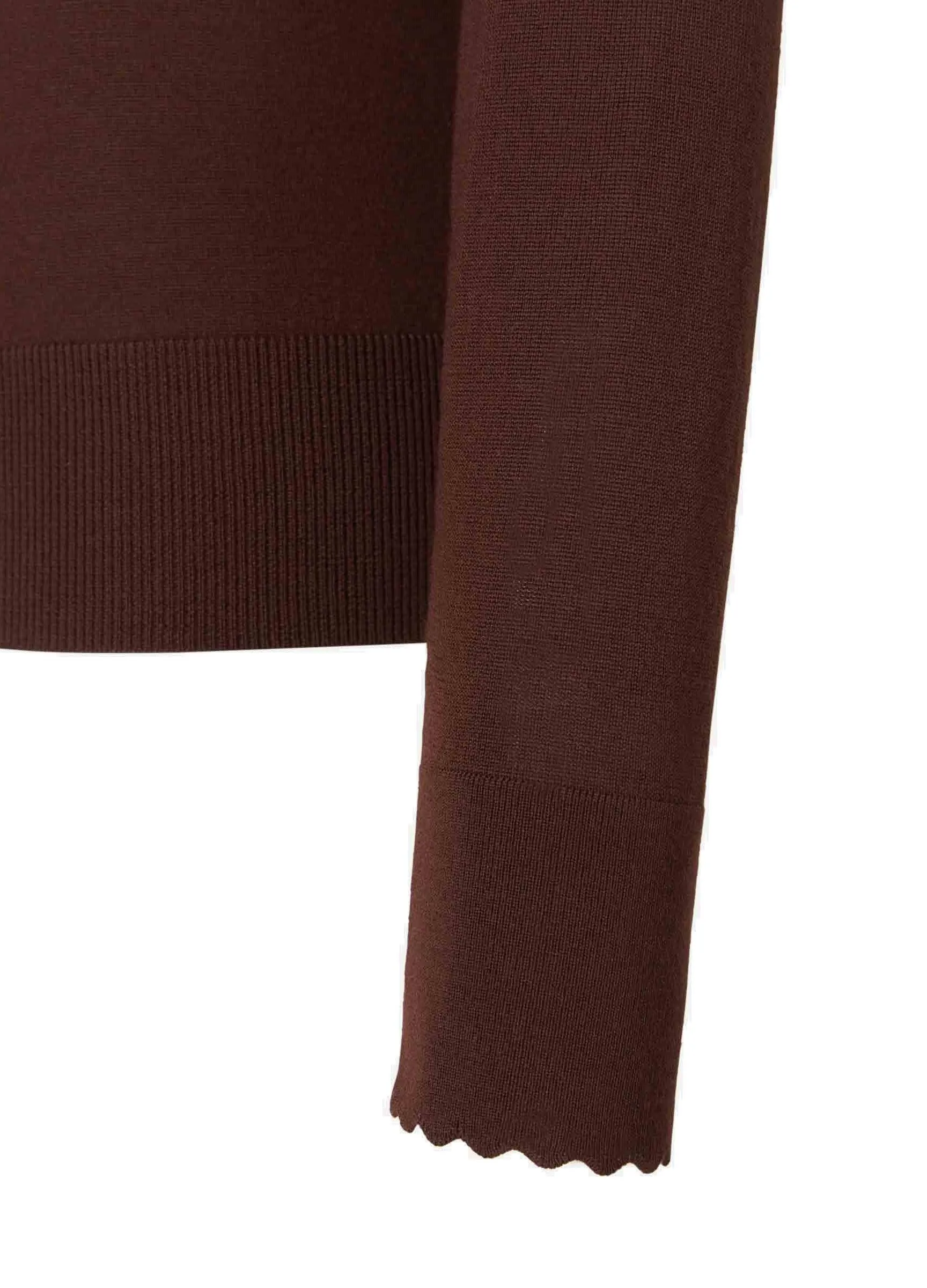 Chlo Superfine Knit Turtleneck Jumper