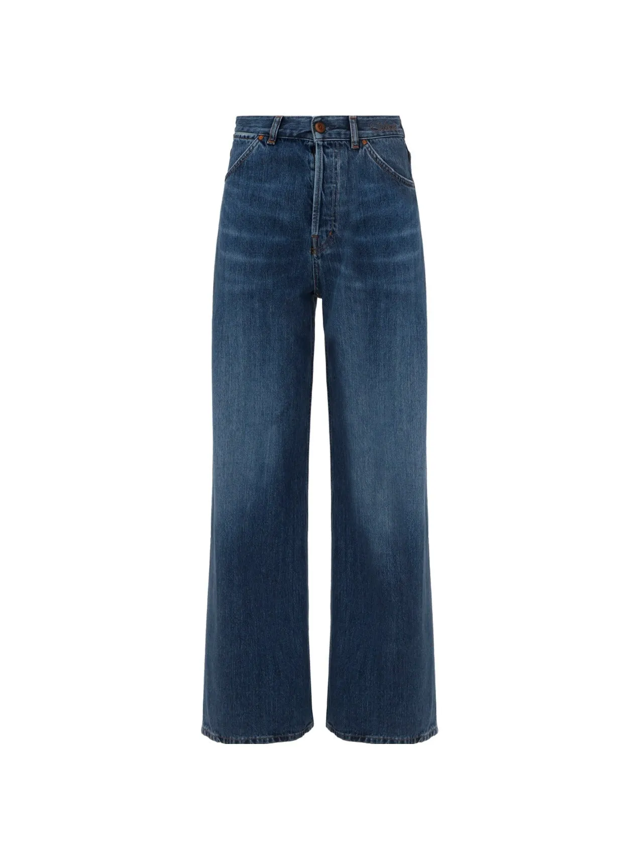Chlo Wide Leg Denim Jeans