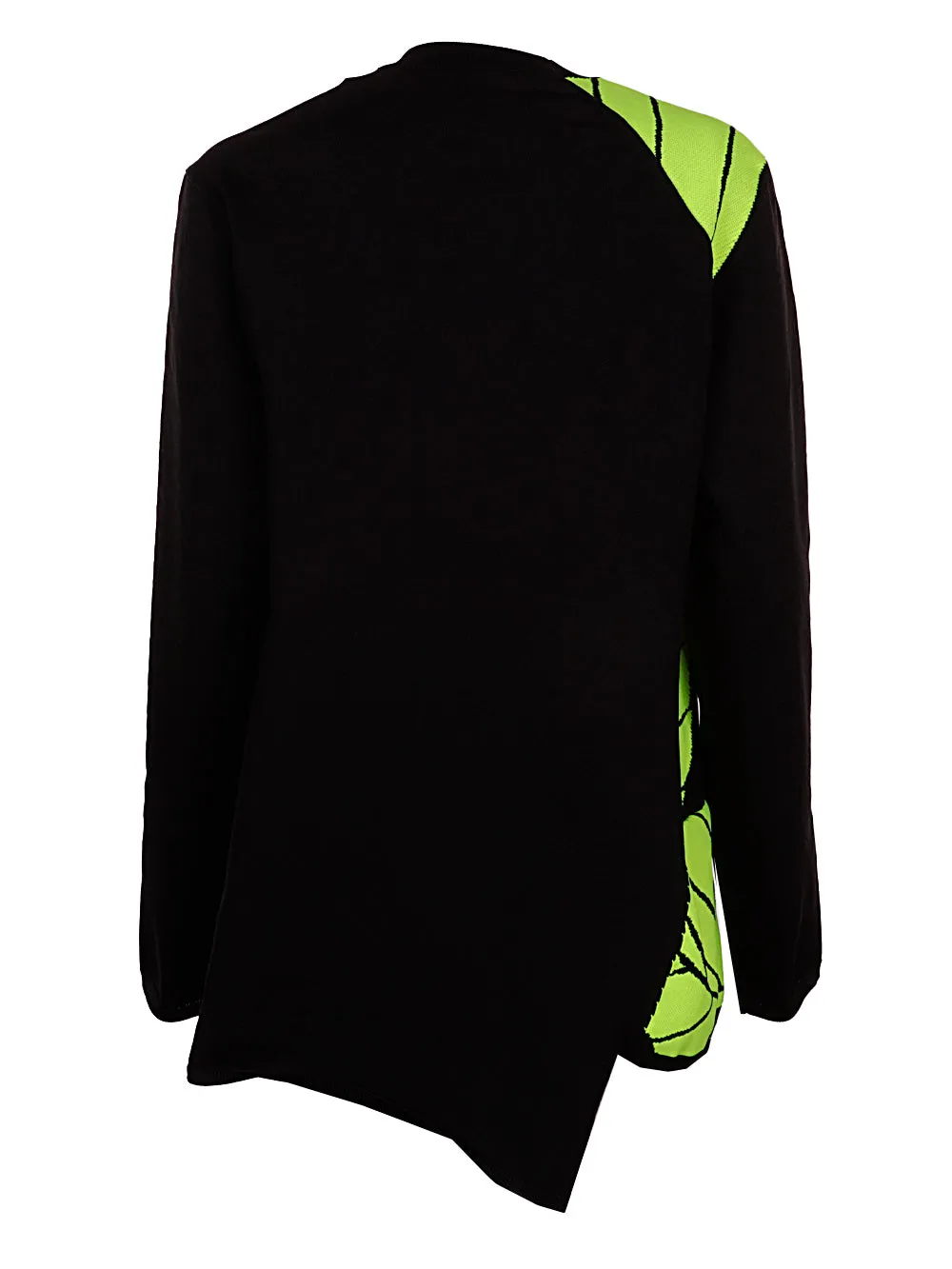 Comme des Garons Leaf Intarsia Knit jumper