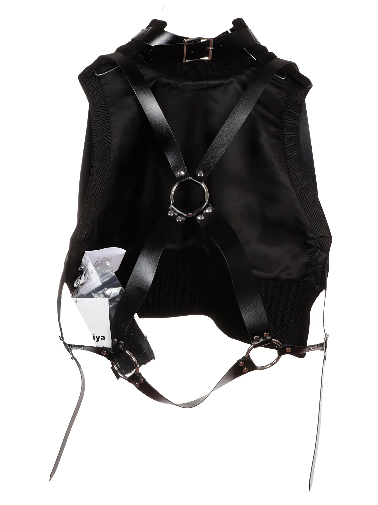 Comme Des Garons Noir Kei Ninomiya Strappy Open Back Top