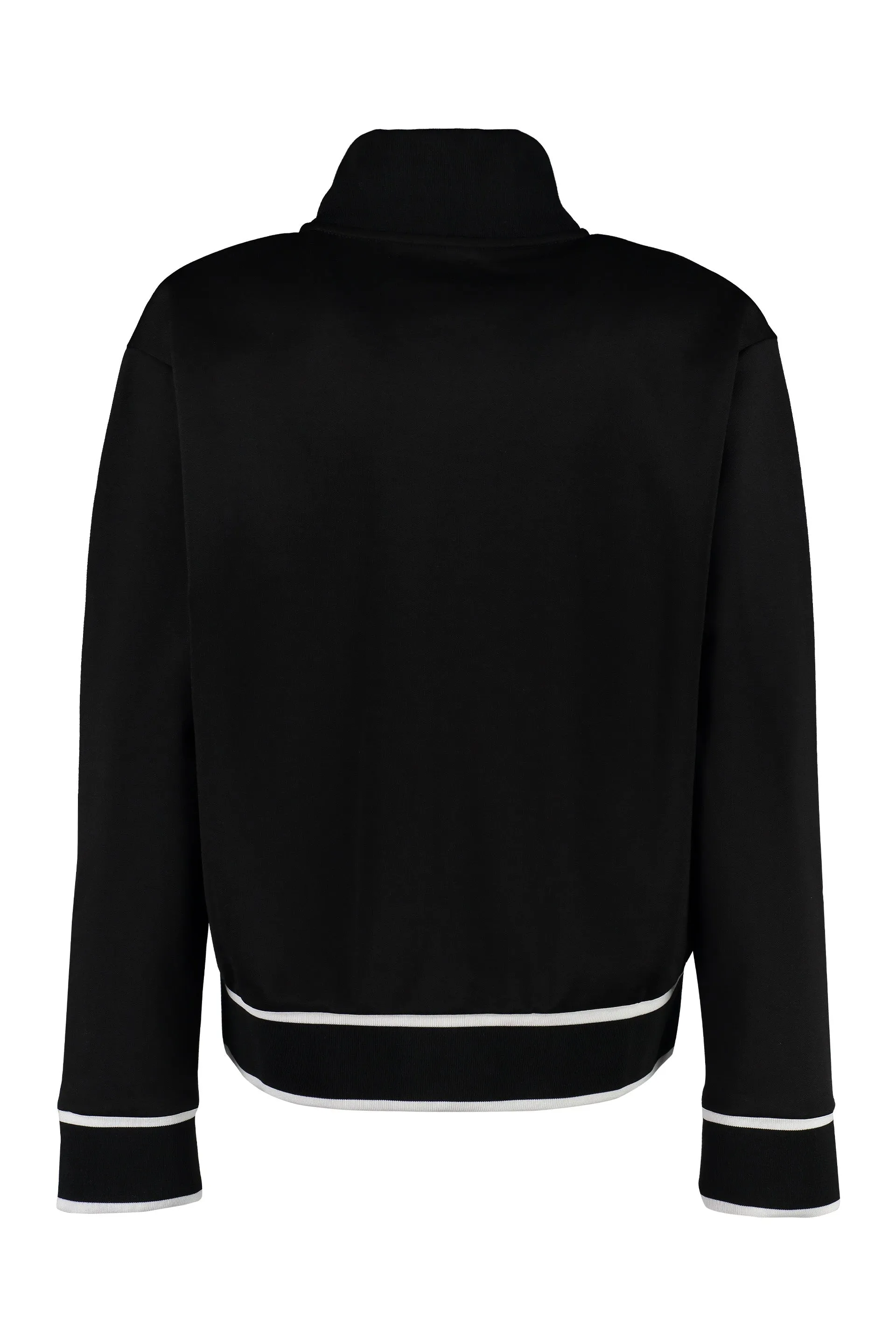 Converse Contrast Trim Zipped Jacket