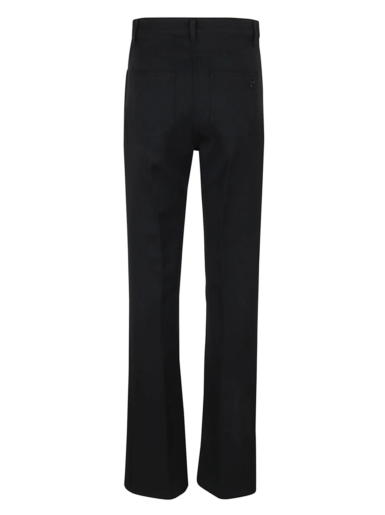 Courrges Button Detailed Straight Leg Trousers