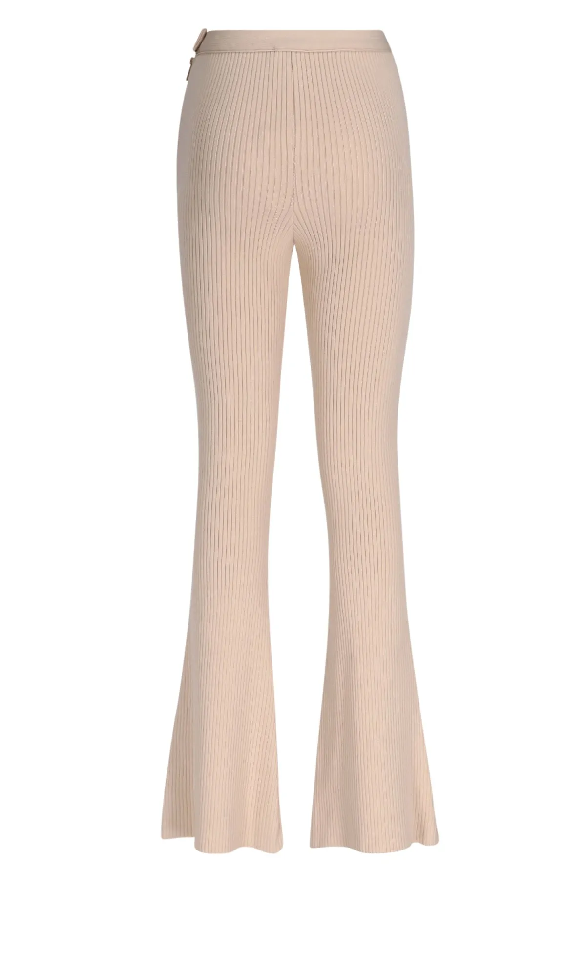 Courrges Logo Detailed Flared Trousers