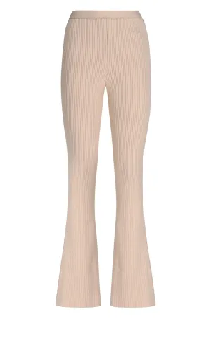Courrges Logo Detailed Flared Trousers