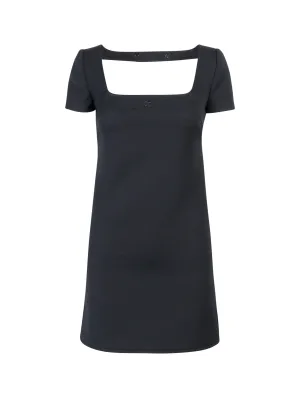 Courrges Short-Sleeved A-Line Mini Dress