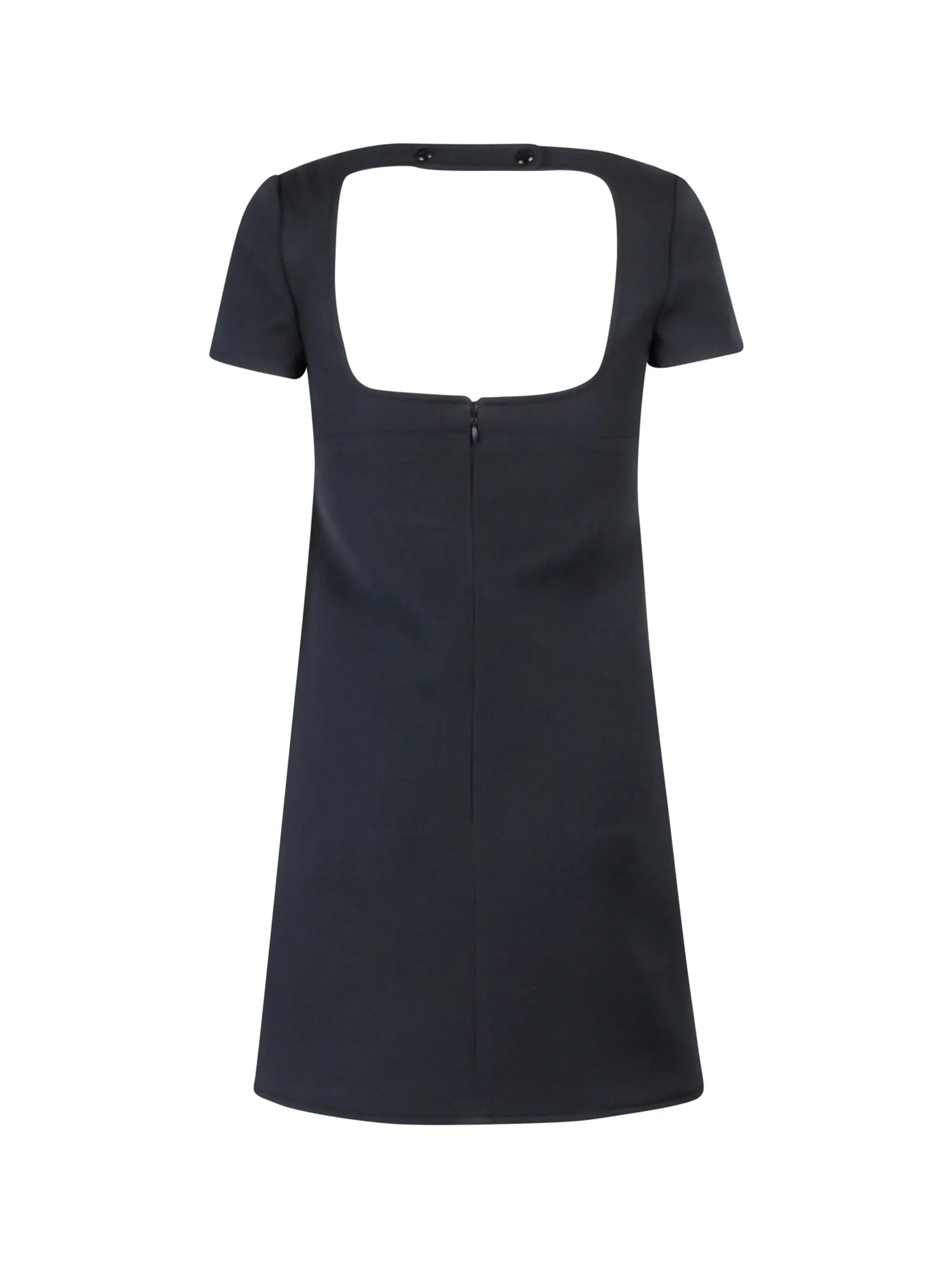 Courrges Short-Sleeved A-Line Mini Dress
