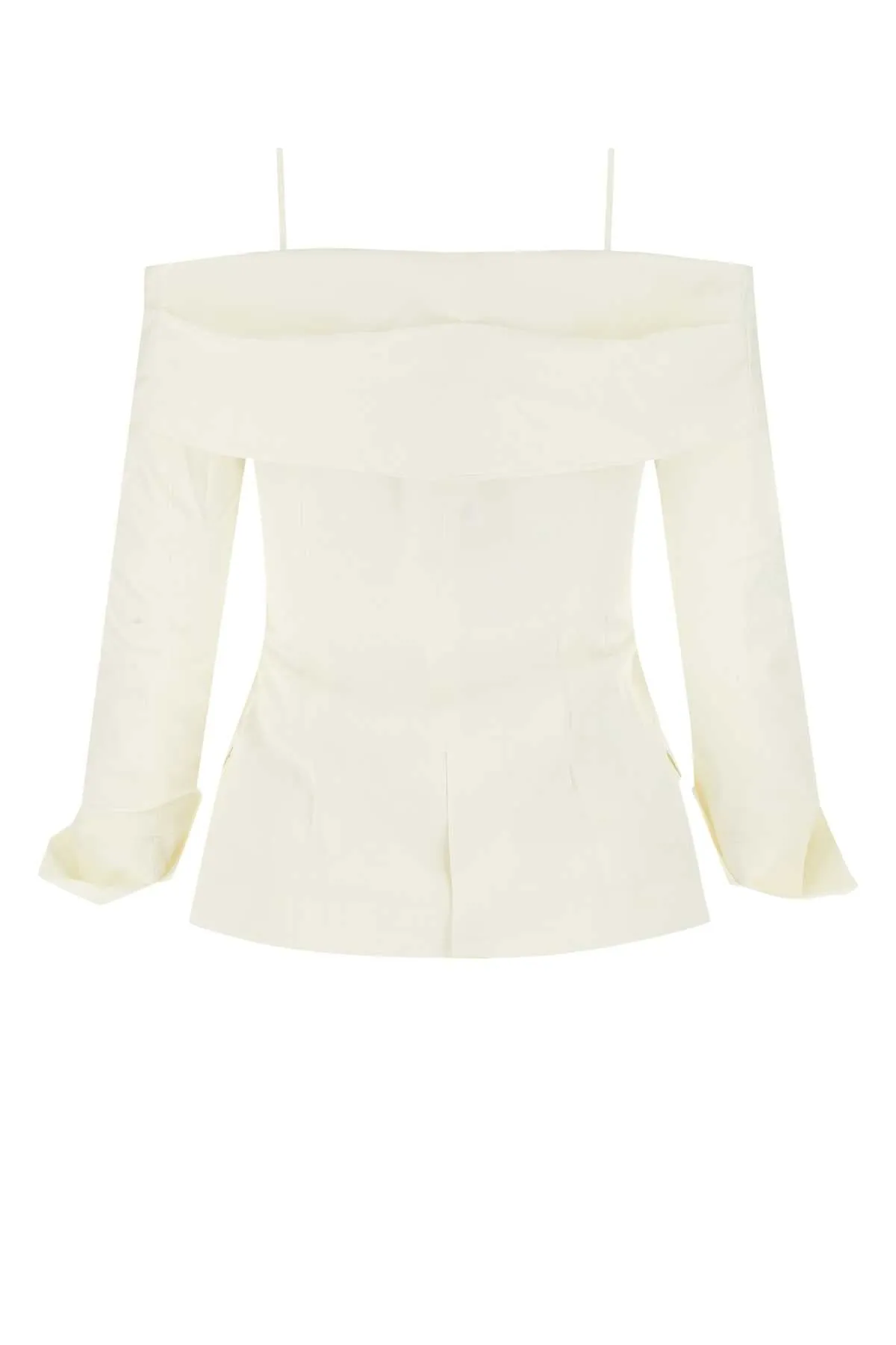 Cult Gaia Off-Shoulder Cropped Jacket