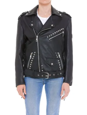 Dolce & Gabbana Belted Biker Jacket