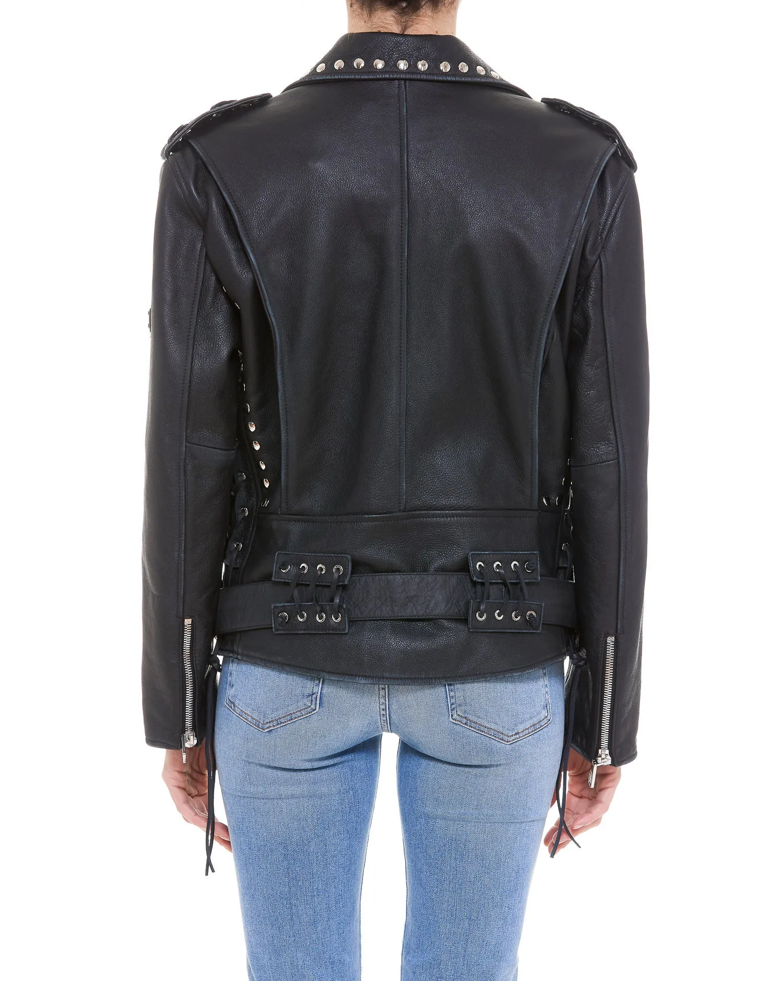 Dolce & Gabbana Belted Biker Jacket